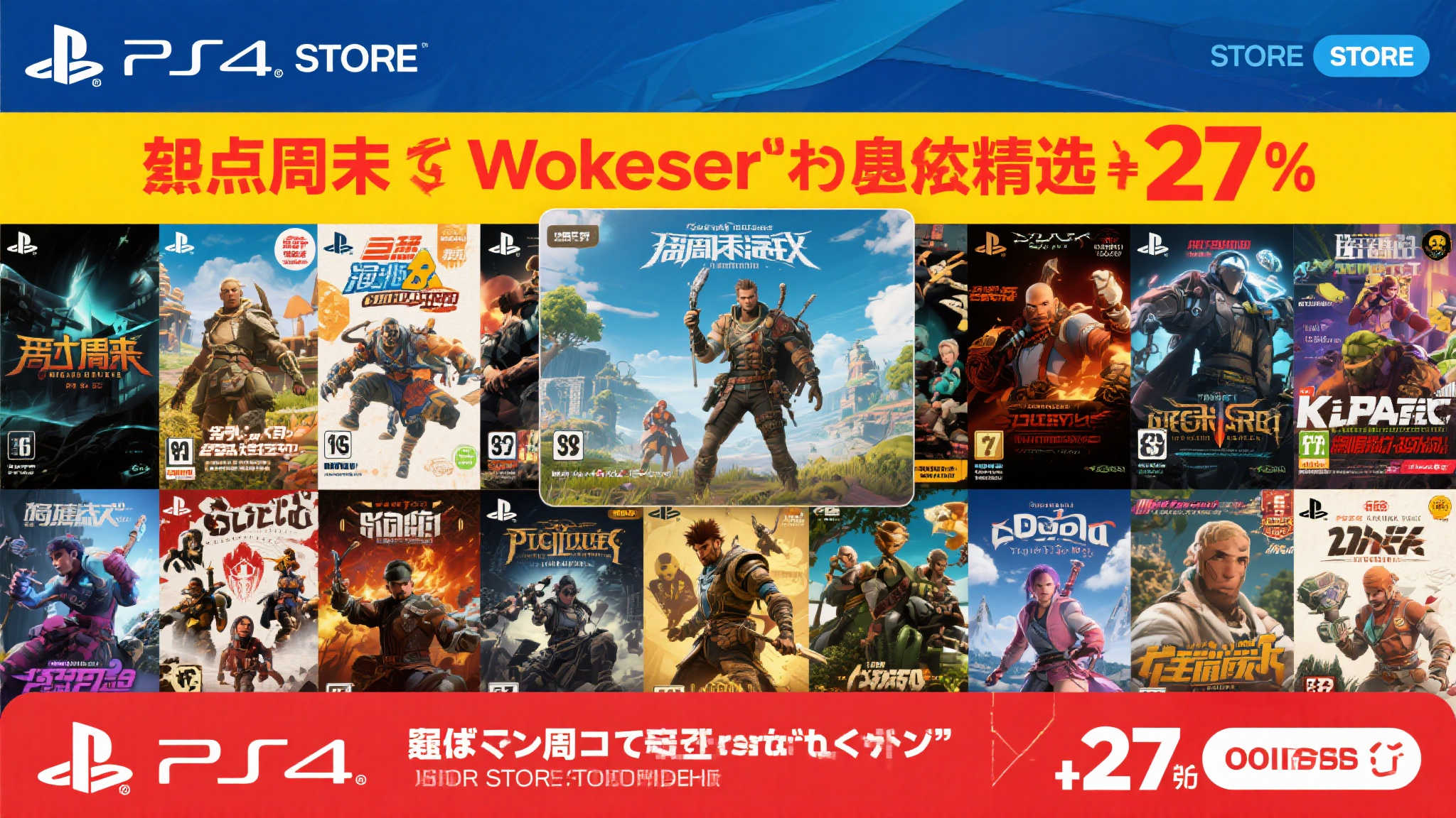 PS Store周末特惠来袭！27款必玩游戏等你入手！